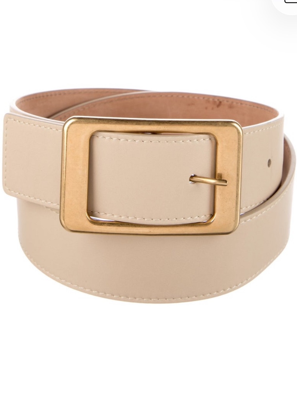 Loro Piana Belt with gold buckle